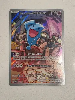 Team Rocket's Wobbuffet 203 Sv: Scarlet & Violet Promo Cards Holo - Image 1