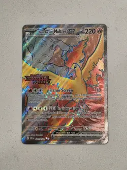 Team Rocket's Moltres ex - (Destined Rivals Stamp) 208/182 Miscellaneous Cards & - Image 1
