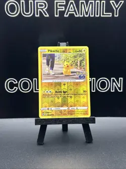 Pikachu 027/078 Pokemon Go Reverse Holo Foil Pokemon Card - Image 1