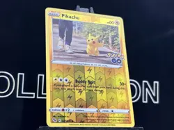 Pikachu 027/078 Pokemon Go Reverse Holo Foil Pokemon Card - Image 4