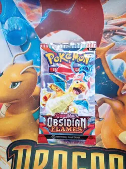 Pokemon SV Obsidian Flames Booster Pack - 10 Cards / Pack - FACTORY SEALED - Image 1