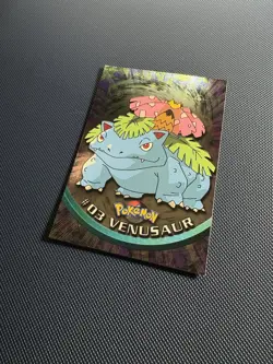 Venusaur #03 Topps Blue Logo Holo 1999 Pokemon Trading Card NM - Image 2