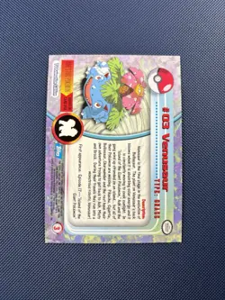 Venusaur #03 Topps Blue Logo Holo 1999 Pokemon Trading Card NM - Image 4