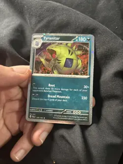 Tyranitar - (Cosmo Foil) MOUTH SWIRL 135/193 Miscellaneous Cards & Products Holo - Image 1