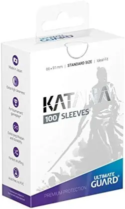 Ultimate Guard Katana Standard Size Card Sleeves - 100 Pack White - Image 3