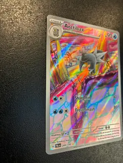 Pokemon TCG Arctibax Holo Illustration Rare Card 209/193 Sv02: Paldea Evolved - Image 4