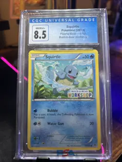 Pokemon TCG Squirtle 14/101 Build-A-Bear Workshop Stamped Card - Image 1