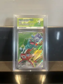Pokemon Graded Card - Bulbasaur MEP 037 ACE 9 MINT - First Partner Illustration - Image 1