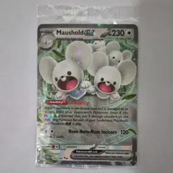 Sprigatito Ex SVP 087, Pawmot Ex 073/197, Maushold Ex 155/182 Promo Cards Sealed - Image 4