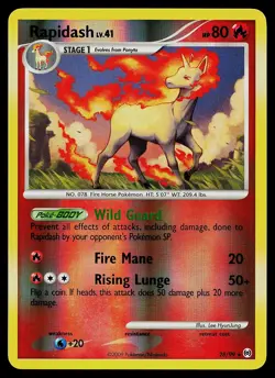 Pokemon Card - Rapidash Arceus 28/99 Reverse Holo Rare - Image 1