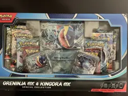 Pokemon Trading Card Game Greninja ex and Kingdra ex Special Collection Box - Image 1