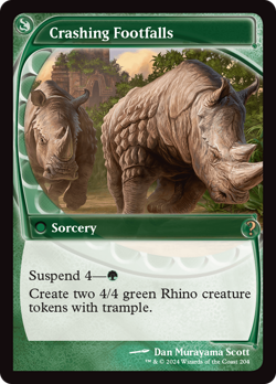 Crashing Footfalls (REGULAR) x1 - MTG Mystery Booster 2 MB2 #204 - Image 1