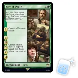 CITY OF DEATH Universes Beyond: Doctor Who Magic MTG MINT CARD - Image 1