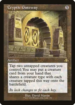 Cryptic Gateway RETRO - 376 - Rare - Dominaria Remastered DMR MTG - Image 1