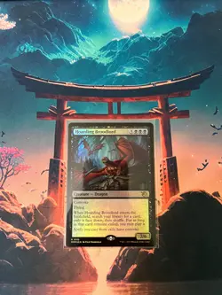 Hoarding Broodlord March of the Machine MTG Foil NM - Image 1
