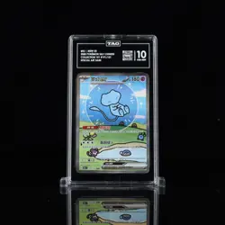2025 POKEMON SIMPLIFIED CHINESE 151 C-COLL 151 SPECIAL ART RARE MEW EX TAG 10 - Image 3