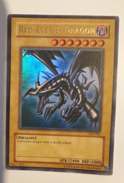 1996- Yu-Gi-Oh - Holo-Card - Red-Eyes B. Dragon - SDJ-001 - Image 2