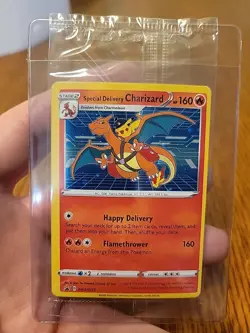 Pokemon Special Delivery Charizard SEALED Black Star Promo SWSH075 - Image 1