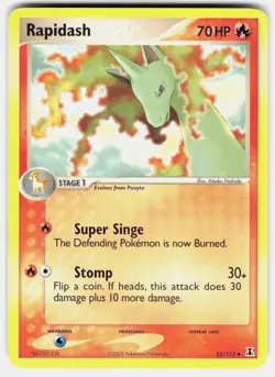 Rapidash 52/113 Uncommon Delta Species Pokemon Lightly Played - Image 2