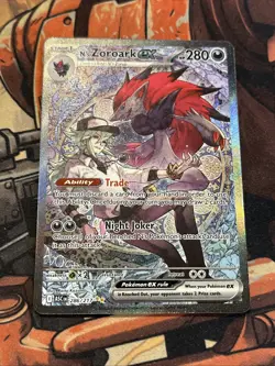 Pokemon TCG N's Zoroark EX 286/217 Ascended Hero’s Special Illustration Rare NM - Image 1