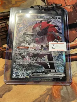 Pokemon TCG N's Zoroark EX 286/217 Ascended Hero’s Special Illustration Rare NM - Image 3