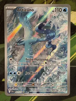 Pokemon Journey Together Articuno 161/159 Illustration Rare - Image 1