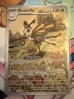 Beautifly 219/217 Illustration Rare Pokemon TCG: Mega Evolution Ascended Heroes - Image 1
