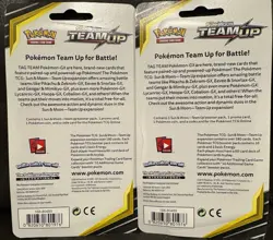 Pokemon TCG Sun & Moon Team Up Pikachu & Mimikyu Single Pack Blister X2 Pack - Image 2