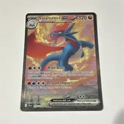 Pokemon Salamence ex 187/159 Sv09: Journey Together Full Art Holo Hyper Rare 320 - Image 1