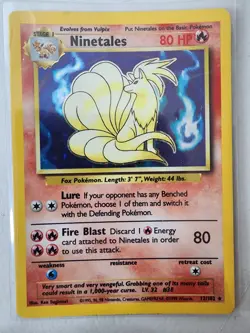Ninetales Base Set 012/102 Pokemon TCG - Image 1