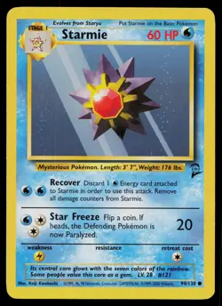 STARMIE 94/130 COMMON BASE SET 2 POKEMON MP - Image 1