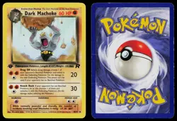 DARK MACHOKE 40/82 UNCOMMON TEAM ROCKET POKEMON UNLIMITED HP - Image 3