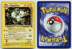 MAGNETON 26/62 RARE FOSSIL POKEMON UNLIMITED LP - Image 3