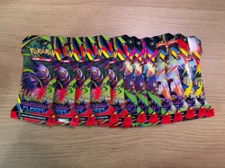 Pokemon TCG Sleeved Booster Pack Phantasmal Flames x12 Blisters - Bundle 1 - Image 1