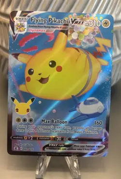 Pokemon Celebrations Flying Pikachu VMAX Full Art Ultra Rare Holo 007/025 NM - Image 1