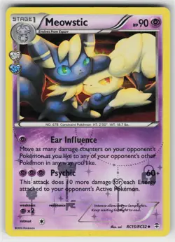 Meowstic RC15/RC32 UC Generations MP Pokemon - Image 1