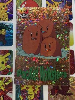 Pokemon Vintage Pocket Monsters Vending HOLO Prism Sticker 1999 Bandai Nintendo - Image 1