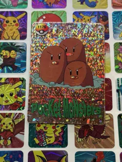Pokemon Vintage Pocket Monsters Vending HOLO Prism Sticker 1999 Bandai Nintendo - Image 3