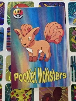 Pokemon Vintage Pocket Monsters Vending HOLO Prism Sticker 1999 Bandai Nintendo - Image 4