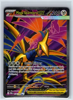 Mega Skarmory ex 106/088 Ultra Rare Perfect Order Pokemon Near Mint - Image 1