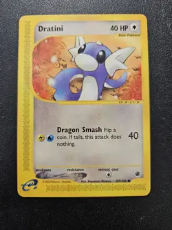 Pokemon Expedition Dratini 107/165 EXC-PLAYED - Image 1
