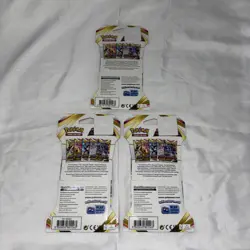 LOT OF 3 Pokemon Astral Radiance Sleeved Booster Packs – Sword & Shield – Sealed - Image 2