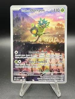 Pokemon TCG Teal Mask Ogerpon SVP Black Star Promo #123 Twilight Masquerade ETB - Image 1