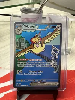 Pidgeot EX 225/197 Pokemon Obsidian Flames Special Illustration Rare NM - Image 1