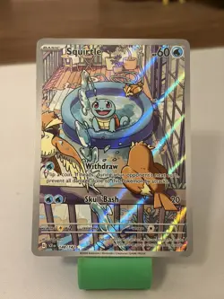 Squirtle IR 148/142 Stellar Crown NM - Pokemon TCG - Image 1
