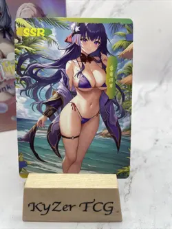 Raiden Shogun SSR SSR-016 Pink Beauties 2 Goddess Story Anime Card - Image 1