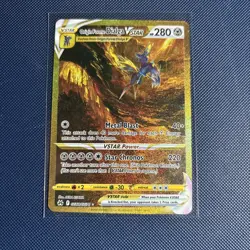 *DAMAGED* Pokemon Origin Forme Dialga VSTAR #GG68 Crown Zenith - Image 1