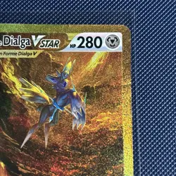 *DAMAGED* Pokemon Origin Forme Dialga VSTAR #GG68 Crown Zenith - Image 2