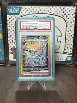 2025 POKEMON PRISMATIC EVOLUTIONS SPECIAL ILLUSTRATION RARE VAPOREON EX PSA 9 - Image 1