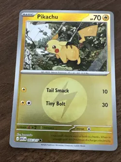 Pokemon Pikachu Energy Symbol Pattern 055/217 Me: Ascended Heroes Reverse Holo - Image 1